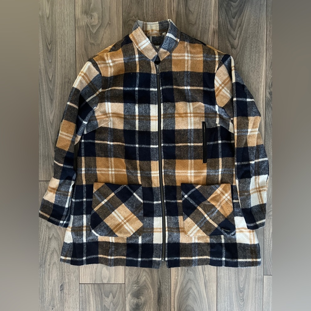 Scandinavian Wool Plaid Jacket